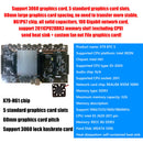 X79 BTC 5x PCIe 8X DDR3 2011 Pin Mining Motherboard with 12V Cooling Fan Newly