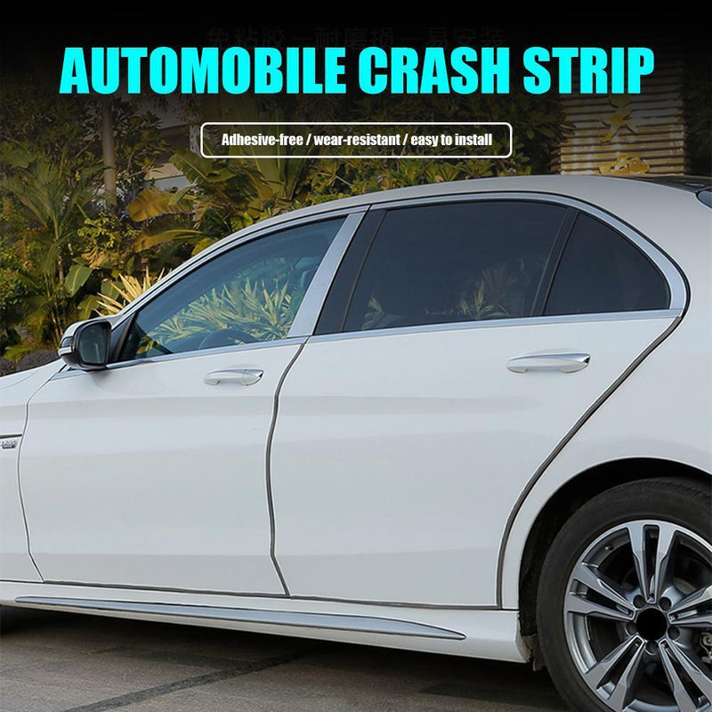 5m Car Door Anti Collision Strip with Steel Disc Scratch Protector (Grey) Newly