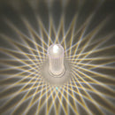 LED Diamond Candle Light Acrylic Crystal Night Lamp Home Bedroom Decor (B) Newly