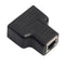 RJ45 Splitter Adapter 1 to 2 Dual Female Port CAT5/CAT 6 LAN Ethernet Sock