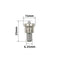 2pcsPositioning Screwdriver Bits Screw Drilling Bit Batch Head (25mm)