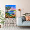 Seaside Oil Paint by Numbers Hand Painted Frameless Picture Home Art Ornament