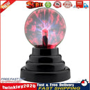 3 inch Plasma Ball Light Sphere USB Touch Voice Sensor Christmas Kids Gift Newly