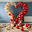 PVC Heart Balloon Arch Kit Arch Backdrop Stand Holder for Birthday Party Newly