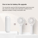 Mini Handheld Fan 2000mAh Rechargeable Battery Pocket Fan Power Bank Function
