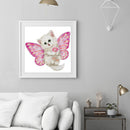 5D DIY Part Special Shaped Drill Diamond Painting Cat Art Decor (YX285) Newly