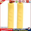 2pcs Brake Handle Lever Covers Scooter Antiskid Handle Protector (Yellow) Newly