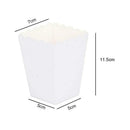 7*7*11.5cm Popcorn Boxes Mini Cute Card Food Red and White Striped 20PCS N E6B4