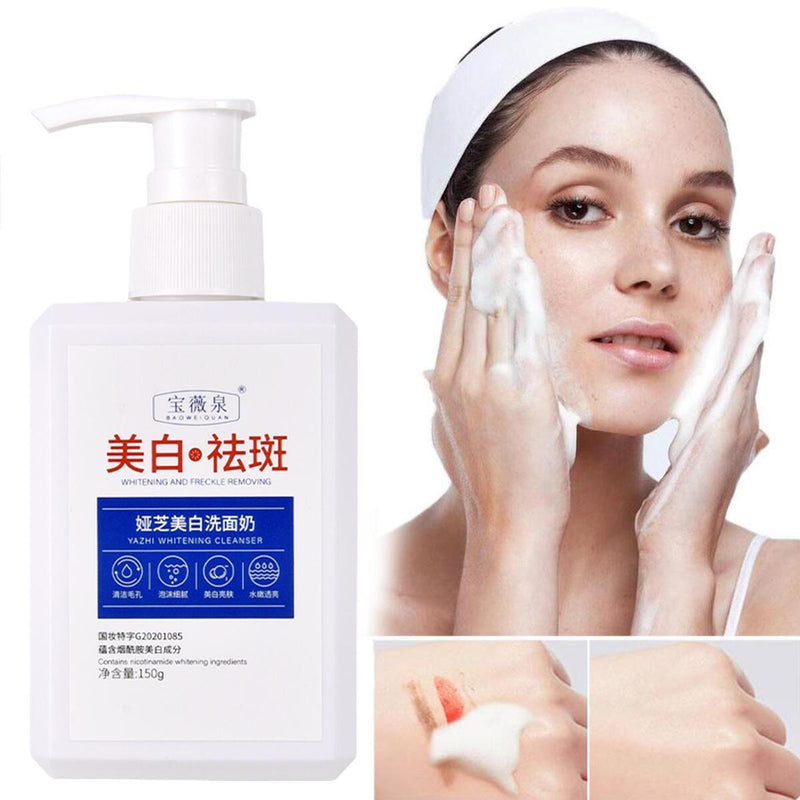 Whitening Freckle Remover Facial Cleanser Skin Moisturizer Niacinamide Cleanser`