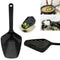 1 Pcs Kitchen Accessories Scoop Drain Gadgets Strainer black Vegies