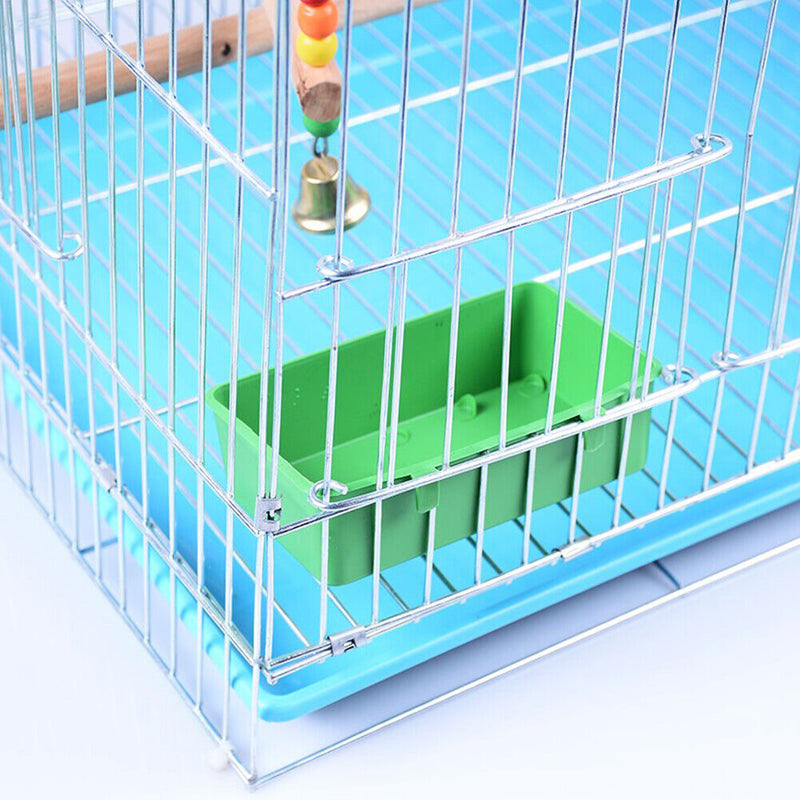 Plastic Parrot Shower Bathtub Bird Food Bowl Stand Shower Box Pet Supplies