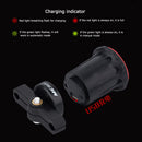 #A Bicycle Smart Brake Sensing Tail Light 7 Modes Mountain Road Bike Rear Lamp