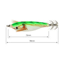 Luminous Octopus Fishing Artificial Bait with Double-Layer Squid Hooks (B) Newly