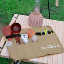 SUNDICK Cutlery Hanging Holder Bags Outdoor Camping Picnic Tableware Storage