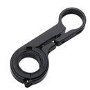 10cm Bicycle Light Holder Bike Handlebar Extender Lamp Phone Stand(Black)