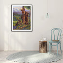 5D Diamond Painting Kit Tree Bears Full Round Drill DIY Crafts Mosaic Picture