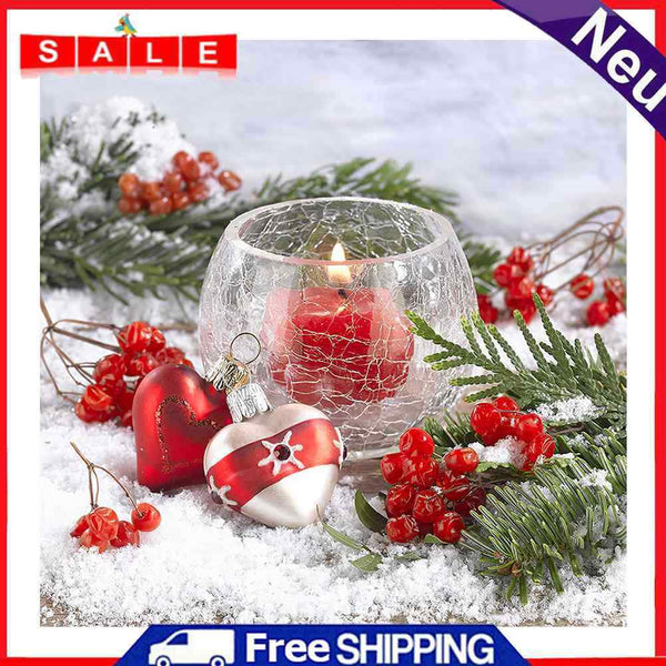 Handmade Christmas Heart 5D DIY Full Round Drill Drawing Kit Diamond Painting