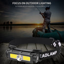 Head Lamp Fishing Running Headlamp XPG+COB Strong Light Headlight Work Light