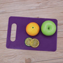 Plastic Non Slip Anti Bacterium Cutting Board Food Chopping Block(Purple)