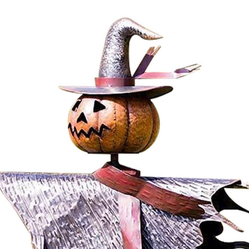 Halloween Scarecrow Jack O Lantern Standing Decor for Garden Yard Porch