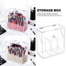 Acrylic Cosmetic Storage Box Dustproof Makeup Brushes Container Holders