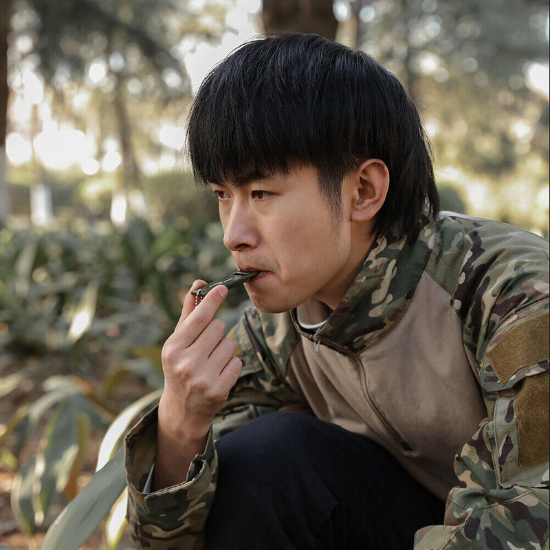 10pcs Plastic Rescue Survival Whistle Triband Camping Emergency Signal Rescue