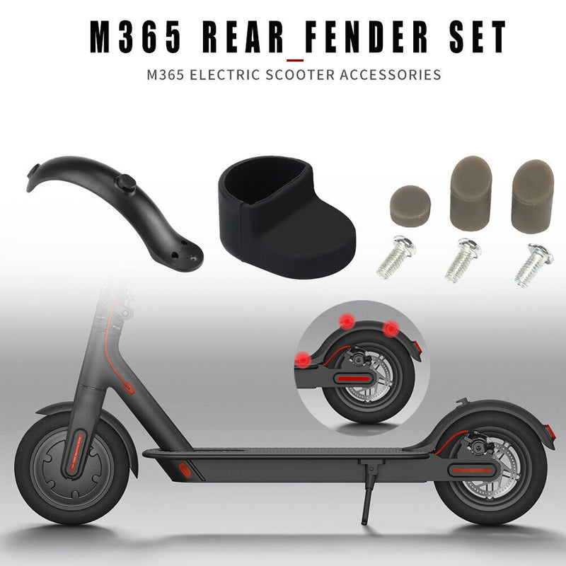 M365 Electric Scooter Accessory Back Mudguard Set Rear Fender Tyre Splash Guard