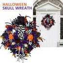 2021 Halloween Wreath Horror Skeleton Door Wreath For Halloween For Home R9U9