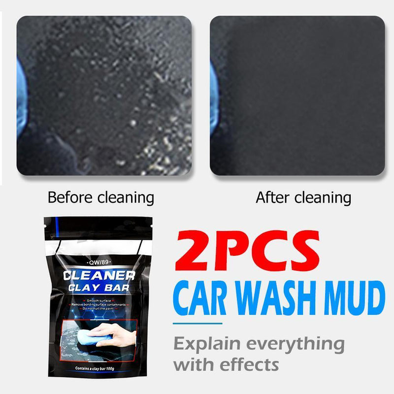 2pcs Car Wash Magic Clean Clay Bar Truck Auto Detailing Cleaning Tools Newly