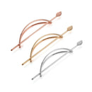 Leaves Simple Oval Hair Accessories Hair Clip Metal Hairpin Hollowing Out