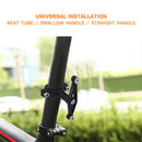 CANSUCC MTB Bike Water Bottle Cage Adapter Kettle Holder Clamp Rack (Black)