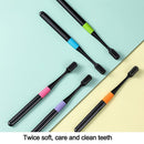 Bamboo Charcoal Toothbrush Soft Bristle Toothbrush Gum Care Oral Cleaning