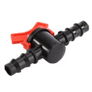 1pc 16mm Hose Garden Irrigation Water Valve Barbed Waterstop Connector