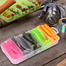 50pcs T Tail Soft Lures Artificial Fishing Bait for Freshwater (7cm 2.1g) Newly