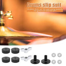 12pcs Drum Set Felt Washers Sleeves Wing Nuts Musical Instruments Drum Accessory