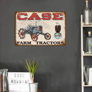Home Weatherproof Retro Chic Farm Vehicle Sign Iron Painting Wall Art Drawing
