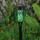 12LED Solar Flame Light Flickering Waterproof Garden Landscape Lamp (2pcs) Newly