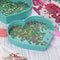 5D DIY Diamond Painting Tray Plastic Heart Shape Rhinestone Drill Plate Crafts