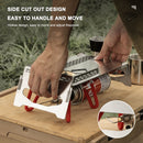 Portable Camping Picnic BBQ Table Heat Insulation Gas Stove Stand Folding Desk