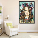 5D DIY Full Drill Diamond Painting Butterfly Girl Cross Stitch Embroidery