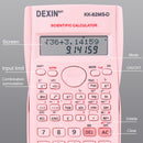 Scientific Calculator 82MS Statistics for School Students Office (Pink)