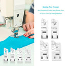 4pcs Household Rolled Hem Presser Foot for Stitch Darning Sewing Machine  Newly