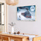 Frameless Oil Paint By Numbers DIY Snow Train Picture Craft Kit for Living Room
