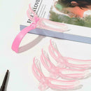 4 Pairs Eyebrow Grooming Stencil Kit Template Women Shaping Makeup Shaper A6U4