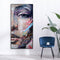 Half Face Oil Paint By Numbers Kits DIY Handpainted on Canvas Wall Art Gift