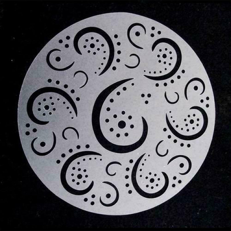 4 pcs/set DIY plastic stencil set cake decoration tools K0D5 V8Q3 F4S5
