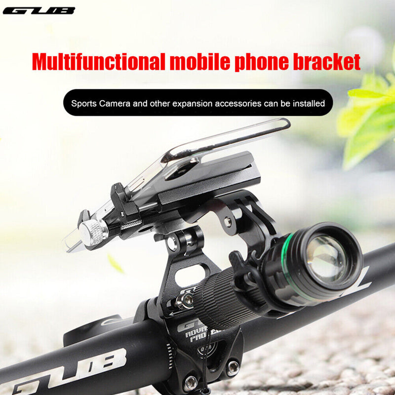 GUB G-99 Bicycle Phone Holder Adjustable Scooter Camera Stand Rack (Black)
