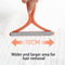 Lint Remover Pet Hair Fuzz Fabric Shaver Coat Clothes Fluff Brush (Orange)