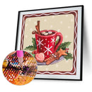 5D DIY Red Cup Full Round Drill Diamond Painting Kit Handicraft Artwork