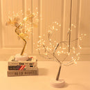 30x50cm LED Night Light Mini Tree Copper Wire Garland Children Bedroom Lamp